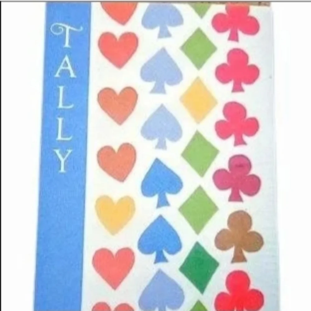 Vintage Hallmark Bridge Tally Cards Sealed Playing Card Design Mid Century